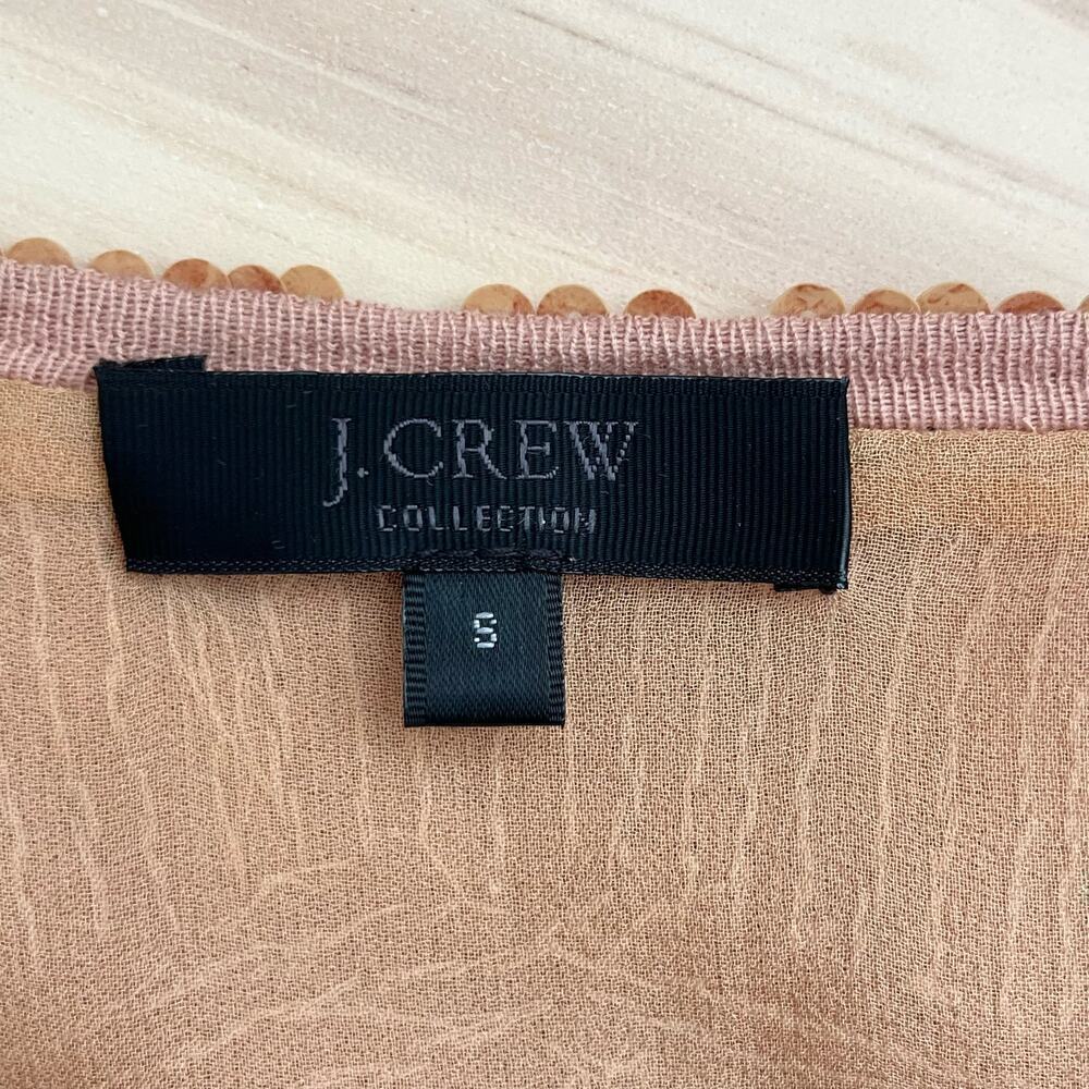 J.Crew Collection Sequin Open Front Cardigan Silk… - image 3